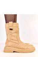 Botki Model Mileda LEI-85 Beige - Solea Solea Botki Model Mileda LEI-85 Beige - Solea Solea