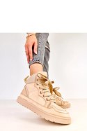 Buty Sportowe Model Klevis C2077-3 Beige - Solea Solea Buty Sportowe Model Klevis C2077-3 Beige - Solea Solea