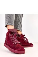 Buty Sportowe Model Klevis C2077-5 Bordo - Solea Solea Buty Sportowe Model Klevis C2077-5 Bordo - Solea Solea