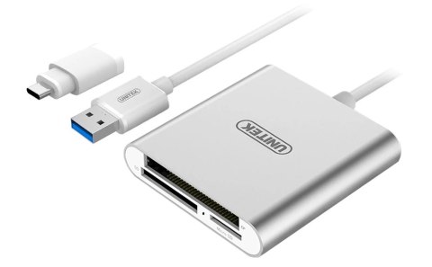 Czytnik kart pamięci Unitek Y-9313D USB Typ-C All-in-One Unitek Czytnik kart pamięci Unitek Y-9313D USB Typ-C All-in-One Unitek