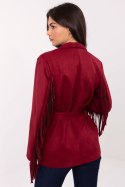 Marynarka Model IT-PL-5792.33 Bordo - Rue Paris Rue Paris Marynarka Model IT-PL-5792.33 Bordo - Rue Paris Rue Paris