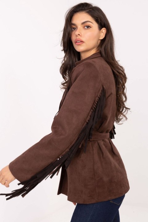 Marynarka Model IT-PL-5792.33 Brown - Rue Paris Rue Paris Marynarka Model IT-PL-5792.33 Brown - Rue Paris Rue Paris