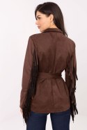 Marynarka Model IT-PL-5792.33 Brown - Rue Paris Rue Paris Marynarka Model IT-PL-5792.33 Brown - Rue Paris Rue Paris