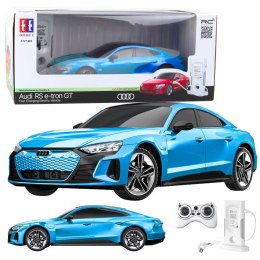 Samochód Audi RS E-tron GT Zdalnie Sterowany RC Niebieski 1:14 Double E