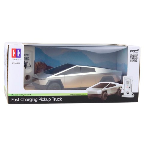 Samochód Zdalnie Sterowany RC Pickup Truck 4 Tryby Jazdy Srebrny Double E Samochód Zdalnie Sterowany RC Pickup Truck 4 Tryby Jazdy Srebrny Double E