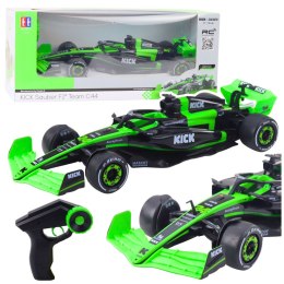 Wyścigówka Zdalnie Sterowana RC Sauber F1 C44 Czarno-Zielona 1:16 Double E