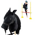 Zestaw Skippi - Hobby Horse Czarny i przeszkoda do skakania 135 cm Zestaw Skippi - Hobby Horse Czarny i przeszkoda do skakania 135 cm