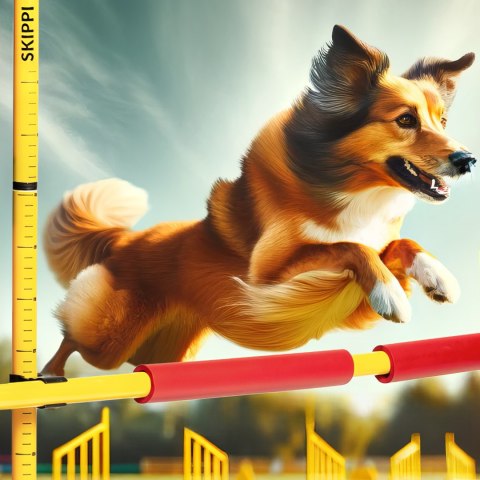 Zestaw Skippi - Hobby Horse Czarny i przeszkoda do skakania 135 cm Zestaw Skippi - Hobby Horse Czarny i przeszkoda do skakania 135 cm