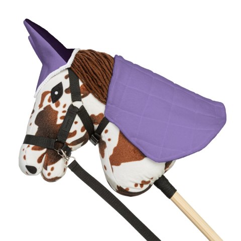 Zestaw Skippi - Hobby Horse Gniado - srokaty - Derka wrzos i śliwka