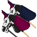 Zestaw Skippi - Hobby Horse Karo - srokaty - Derka fuksja i granat Zestaw Skippi - Hobby Horse Karo - srokaty - Derka fuksja i granat