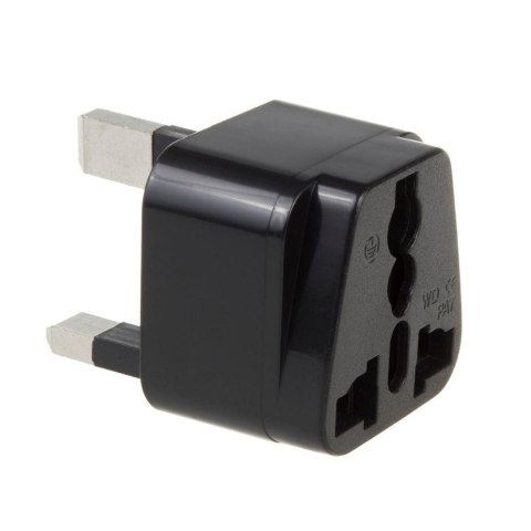 Adapter zasilania Maclean MCE154 EU na wtyk UK czarny Maclean Adapter zasilania Maclean MCE154 EU na wtyk UK czarny Maclean