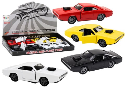 Autko Z Napędem 1:32 Światła Dźwięki Metalowe Biały Czerwony Czarny Żółty LEAN Toys Autko Z Napędem 1:32 Światła Dźwięki Metalowe Biały Czerwony Czarny Żółty LEAN Toys