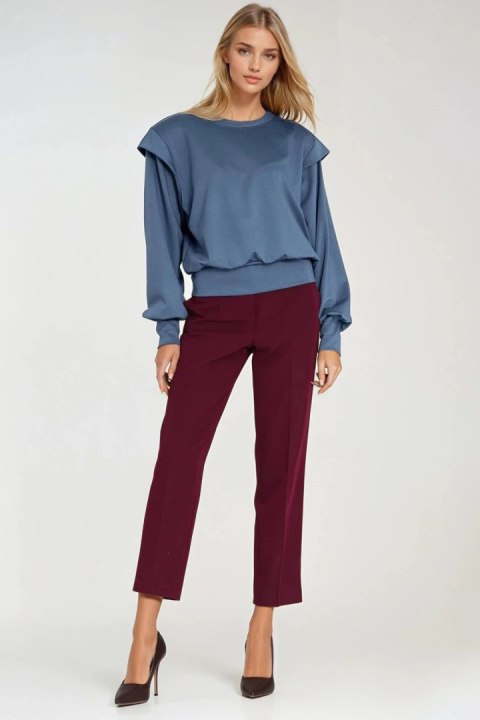 Bluza z wysokimi ściągaczami BL10 Cobalt - Nife Nife Bluza z wysokimi ściągaczami BL10 Cobalt - Nife Nife