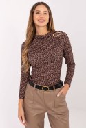 Bluzka Model IT-BZ-20315.01 Brown - Rue Paris Rue Paris Bluzka Model IT-BZ-20315.01 Brown - Rue Paris Rue Paris