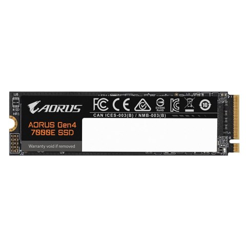 Dysk SSD Gigabyte AORUS Gen4 7000E 2TB M.2 2280 NVMe PCIe 4.0 x4 (7100/6500 MB/s) 3D NAND Gigabyte Dysk SSD Gigabyte AORUS Gen4 7000E 2TB M.2 2280 NVMe PCIe 4.0 x4 (7100/6500 MB/s) 3D NAND Gigabyte