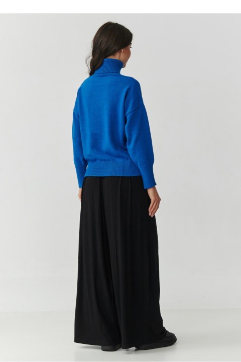 Golf Damski Model S165 Blue Jeans - Makadamia Makadamia Golf Damski Model S165 Blue Jeans - Makadamia Makadamia