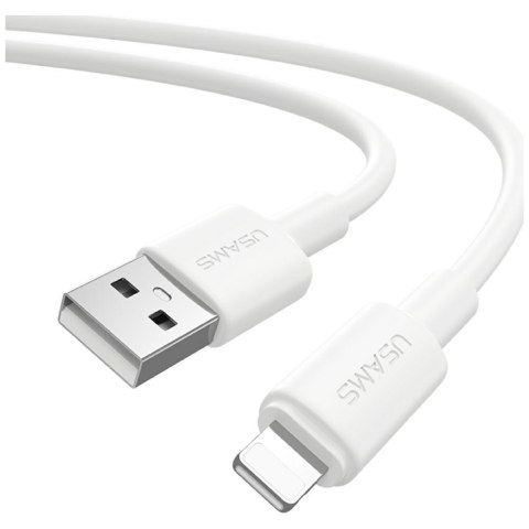 Kabel USB Usams U90 Lightning 1m 2,4A biały USAMS Kabel USB Usams U90 Lightning 1m 2,4A biały USAMS