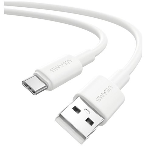 Kabel USB Usams U90 USB-A/USB-C 1m 3A biały USAMS Kabel USB Usams U90 USB-A/USB-C 1m 3A biały USAMS