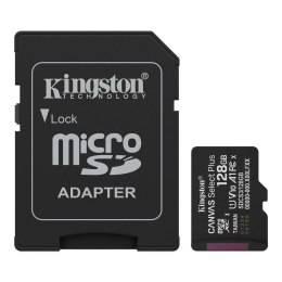 Karta pamięci Kingston microSDXC Canvas Select Plus 128GB C10 UHS-I/U1 A1 V10 + adapter Kingston