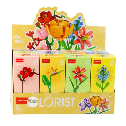 Klocki Konstrukcyjne Pojedynczy Kwiat Dekoracyjny 61-158 el. Mix LEAN Toys Klocki Konstrukcyjne Pojedynczy Kwiat Dekoracyjny 61-158 el. Mix LEAN Toys