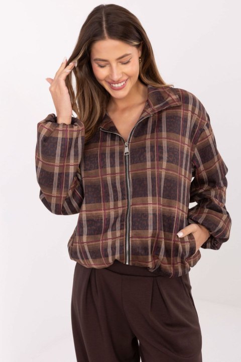 Kurtka Damska Model IT-KR-5773.23 Black/Beige - Rue Paris Rue Paris Kurtka Damska Model IT-KR-5773.23 Black/Beige - Rue Paris Rue Paris