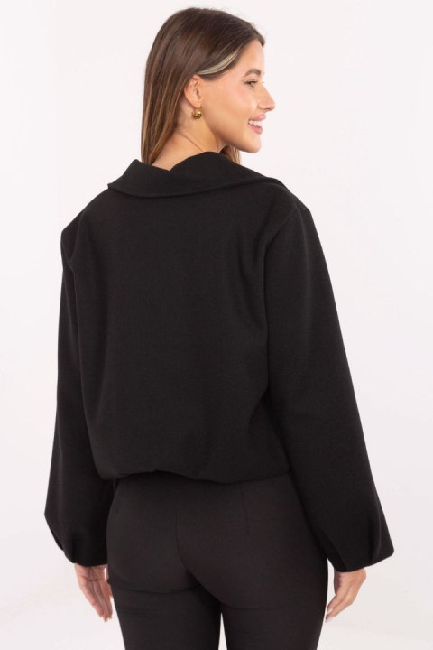 Kurtka Damska Model IT-KR-FL9725.08P Black - Rue Paris Rue Paris Kurtka Damska Model IT-KR-FL9725.08P Black - Rue Paris Rue Paris