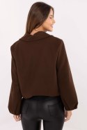 Kurtka Damska Model IT-KR-FL9725.08P Brown - Rue Paris Rue Paris Kurtka Damska Model IT-KR-FL9725.08P Brown - Rue Paris Rue Paris