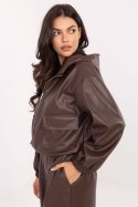 Kurtka Damska Model IT-KR-FL9729.15P Brown - Rue Paris Rue Paris Kurtka Damska Model IT-KR-FL9729.15P Brown - Rue Paris Rue Paris
