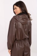 Kurtka Damska Model IT-KR-FL9729.15P Brown - Rue Paris Rue Paris Kurtka Damska Model IT-KR-FL9729.15P Brown - Rue Paris Rue Paris