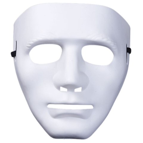 Maska Anonim Karnawałowa Halloweenowa Na Gumce Biała Czerwona LEAN TOYS Maska Anonim Karnawałowa Halloweenowa Na Gumce Biała Czerwona LEAN TOYS