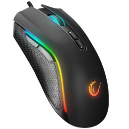 Mysz przewodowa Rampage SMX-R44V2 gamingowa 12800 DPI RGB LED 1K Hz HUANO czarna Rampage