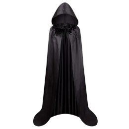Peleryna Narzutka Z Kapturem Karnawałowa Halloweenowa Czarna 150cm LEAN Toys