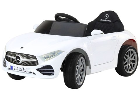 Pojazd Na Akumulator Mercedes KL-1666-1 Biały LEAN CARS Pojazd Na Akumulator Mercedes KL-1666-1 Biały LEAN CARS