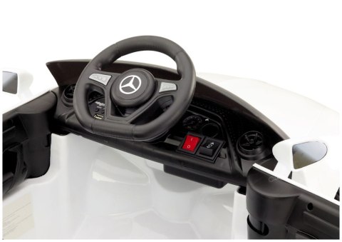 Pojazd Na Akumulator Mercedes KL-1666-1 Biały LEAN CARS Pojazd Na Akumulator Mercedes KL-1666-1 Biały LEAN CARS