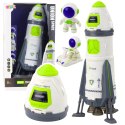 Rakieta Kosmiczna Statek Figurki Astronautów Światła Dźwięki LEAN Toys