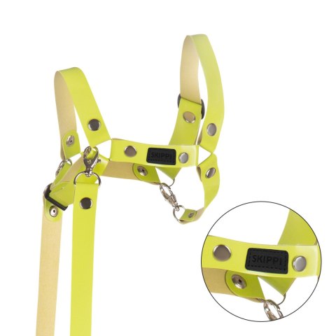 Skippi Kantar dla Hobby Horse - wodze, ekoskóra - jasny zielony Skippi Kantar dla Hobby Horse - wodze, ekoskóra - jasny zielony