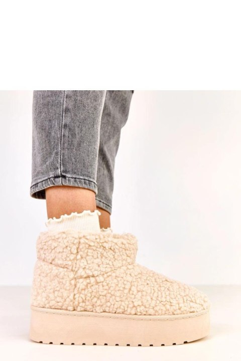 Śniegowce Model Lasso C2035-3 Beige - Solea Solea Śniegowce Model Lasso C2035-3 Beige - Solea Solea