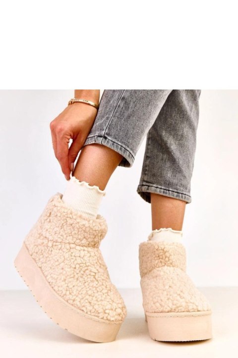 Śniegowce Model Lasso C2035-3 Beige - Solea Solea Śniegowce Model Lasso C2035-3 Beige - Solea Solea