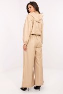 Spodnie Damskie Model IT-SP-FL8569.85 Beige - Rue Paris Rue Paris Spodnie Damskie Model IT-SP-FL8569.85 Beige - Rue Paris Rue Paris