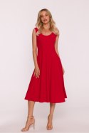 Sukienka Model S424 Red - Stylove Stylove Sukienka Model S424 Red - Stylove Stylove