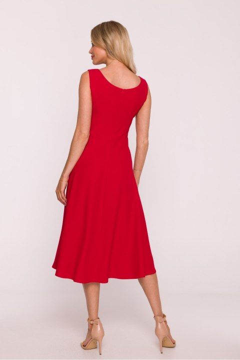 Sukienka Model S424 Red - Stylove Stylove Sukienka Model S424 Red - Stylove Stylove