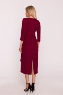 Sukienka Model S425 Bordo - Stylove Stylove Sukienka Model S425 Bordo - Stylove Stylove