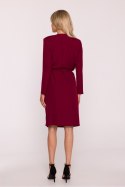 Sukienka Model S428 Bordo - Stylove Stylove Sukienka Model S428 Bordo - Stylove Stylove