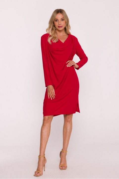 Sukienka Model S428 Red - Stylove Stylove Sukienka Model S428 Red - Stylove Stylove