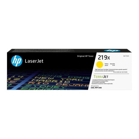Toner HP 219X (W2192X) Yellow 2500str. HP Toner HP 219X (W2192X) Yellow 2500str. HP