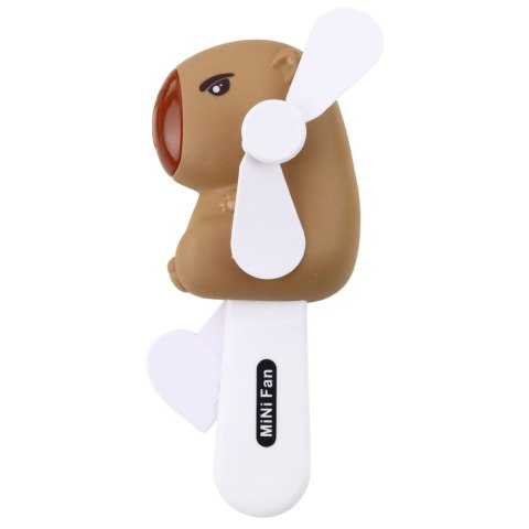 Wiatraczek Kapibara Ręczny Wentylator Dla Dzieci 14,5cm Mix LEAN TOYS Wiatraczek Kapibara Ręczny Wentylator Dla Dzieci 14,5cm Mix LEAN TOYS