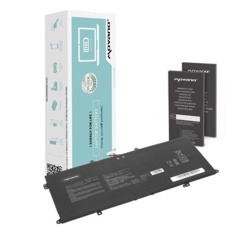 Bateria Movano do notebooka Asus Zenbook UX325EA, UX325JA, UX363EA, UM425IA, UX425EA, UX425JA, C41N1904 (15.48V) (4347 mAh) Movano Bateria Movano do notebooka Asus Zenbook UX325EA, UX325JA, UX363EA, UM425IA, UX425EA, UX425JA, C41N1904 (15.48V) (4347 mAh) Movano