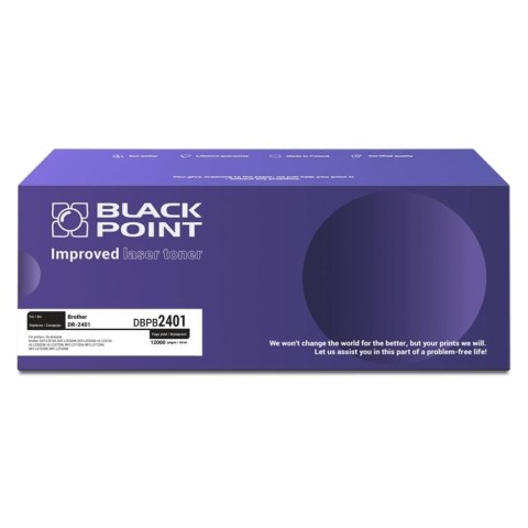 Bęben Black Point do Brother (DR-2401) Black 12000 str. Black Point S.A. Bęben Black Point do Brother (DR-2401) Black 12000 str. Black Point S.A.