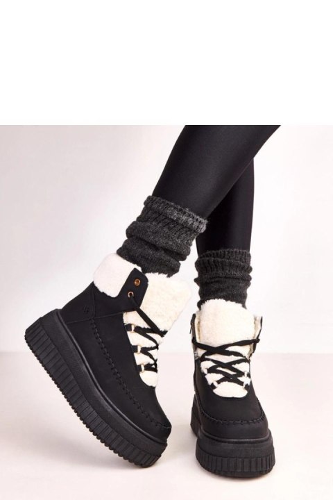 Botki Sportowe Model Lorraine ZH15 Black - Solea Solea Botki Sportowe Model Lorraine ZH15 Black - Solea Solea