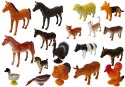 Duży Zestaw 20 Figurek Zwierząt Farma Mata LEAN Toys Duży Zestaw 20 Figurek Zwierząt Farma Mata LEAN Toys
